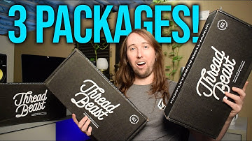 3 ThreadBeast Basic Packages Unboxing and Review November 2022!