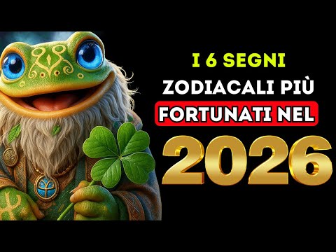 Video I 6 segni zodiacali più fortunati nel 2026. Oroscopo annuale.