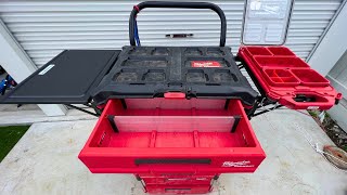 more PACKOUT accessories. My new setup with folding brackets. Milwaukee tools