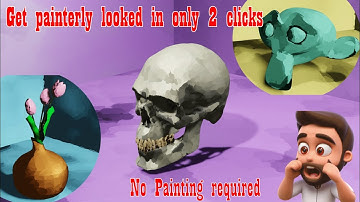 Auto-Painterly look on 3D animation (Shockingly Easy!) Blender Eevee /cycles  + krita tutorial