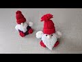 Charming gnome out of woolen | Let&#39;s make a cute little gnome | Christmas ornaments