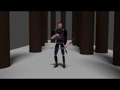 God Of War Atreus Fan Animation (Blender+Custom Model)