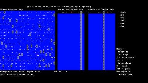 7DRL 2012 - DAS SCHURKE BOOT!