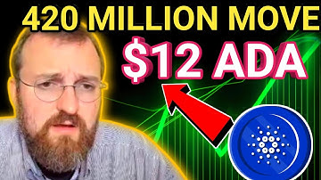 CARDANO MEGA MOVE! 🚀 420 MILLION ADA Signals $12 Breakout🔥