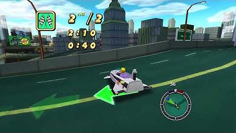 The Simpsons Hit And Run: Friendship Team Work Level 2 Street Races And Wager Race