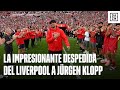 Jürgen Klopp y la emocionante despedida de Anfield a una leyenda del Liverpool | #PremierLeagueDAZN