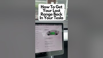 How To Get Your Lost Range Back In Your #Tesla #shorts