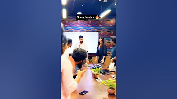 Virat Kohli Anushka Sharma Grand entry in puma office 😍 #viratkohli