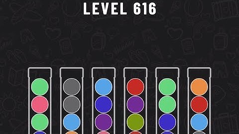 Ball Sort Puzzle Level 616 #ballsortpuzzle #ballsortpuzzlegameplay #puzzlegame #mobilegames