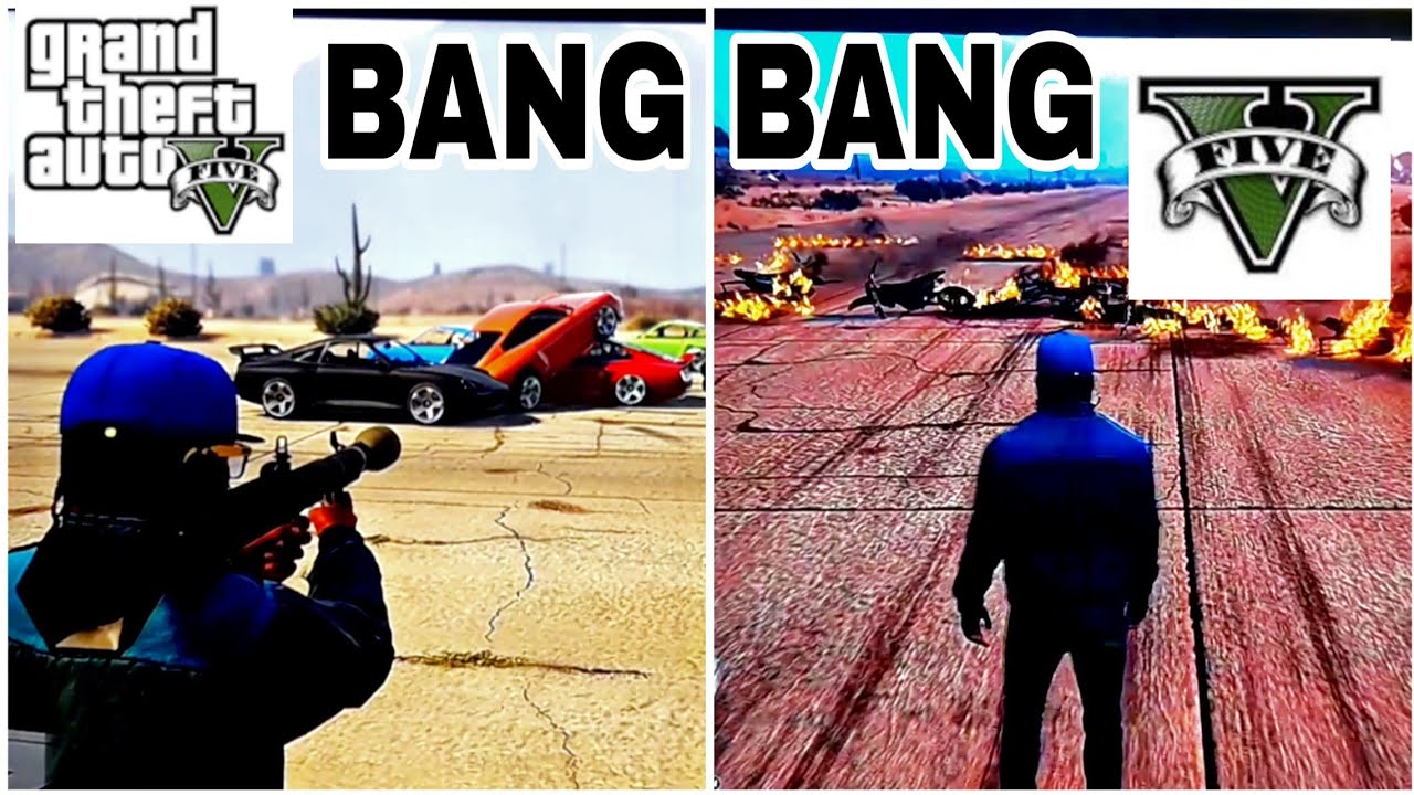 BANG BANG IN GTA 5 FUNNY EXPERIMENT IN GTA 5 PS 4 GAMEPLAY YouTube