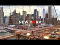 [4K] 🇺🇸 Walking Lower Manhattan, NYC :  Financial District to Brooklyn Bridge🗽🚕 Oct. 2024