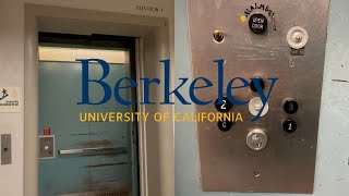 Generator Startup! OTIS Black Button Elevator [Car #2] - Doe Memorial Library - UCB in Berkeley, CA.