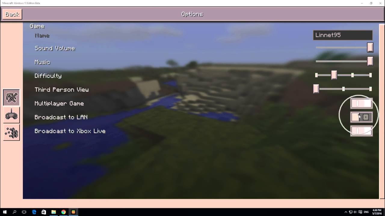 How to enable broadcast to lan in minecraft w10 beta youtube