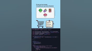 Cute Shopping Captcha | Mini Next JS Tailwind CSS App #coding #programming #javascript #cssanimation