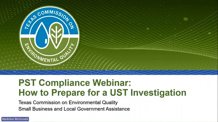 PST Compliance Webinar: How to Prepare for a UST Investigation