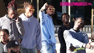 Future & Young Thug Go Shopping At Barneys New York In Beverly Hills 10.4.17 - TheHollywoodFix.com