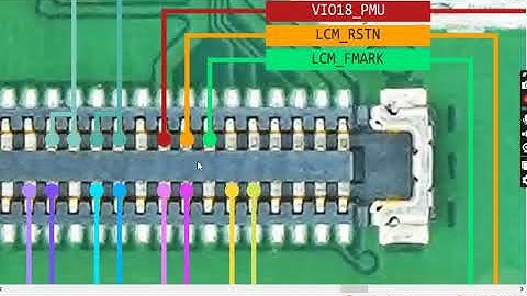 infinix note 30  X6833B lcd graphic diagram