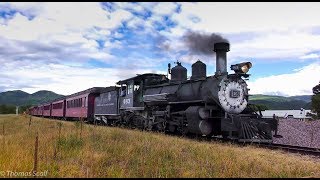 D&RGW 489 and 463 on the Cumbres and Toltec