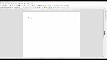 LibreOffice writer tutorial Standard Toolbar in hindi