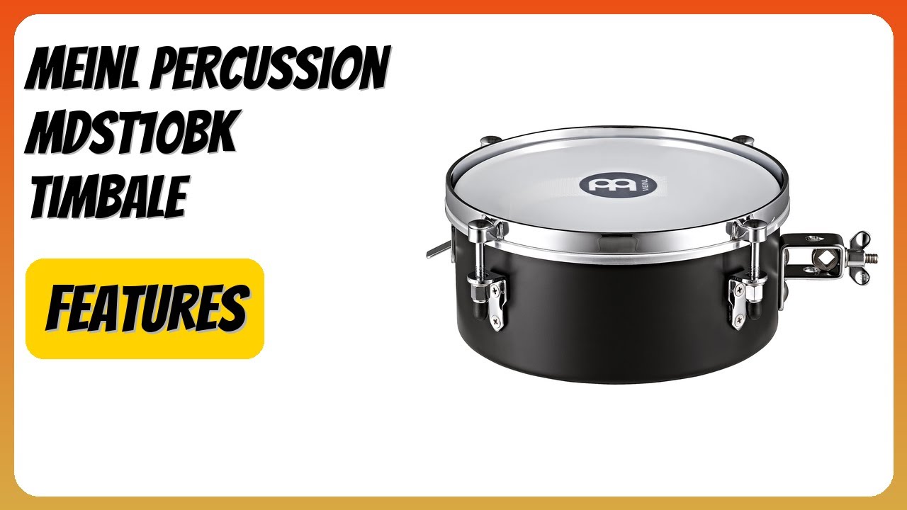 REVIEW (2026): Meinl Percussion MDST10BK Timbale. Features