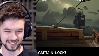 Jacksepticeye Reacts To The Funniest Sea Of Thieves Clip