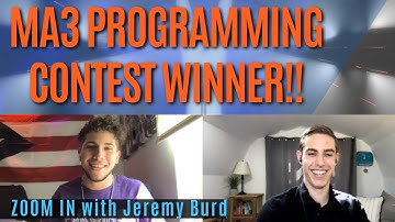 ACT MA3 Programming Contest Winner - ZOOM IN with Jeremy Burd - Should Programmers Learn MA3??