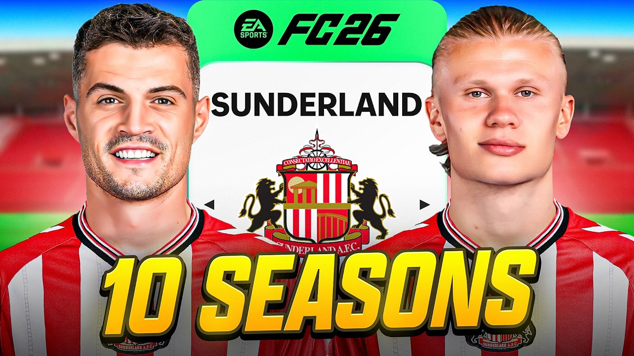 I Takeover Sunderland for 10 Seasons..