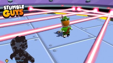 Stumble Guys - Gameplay Walkthrough Part 27 - Laser Tracer (iOS, Android)