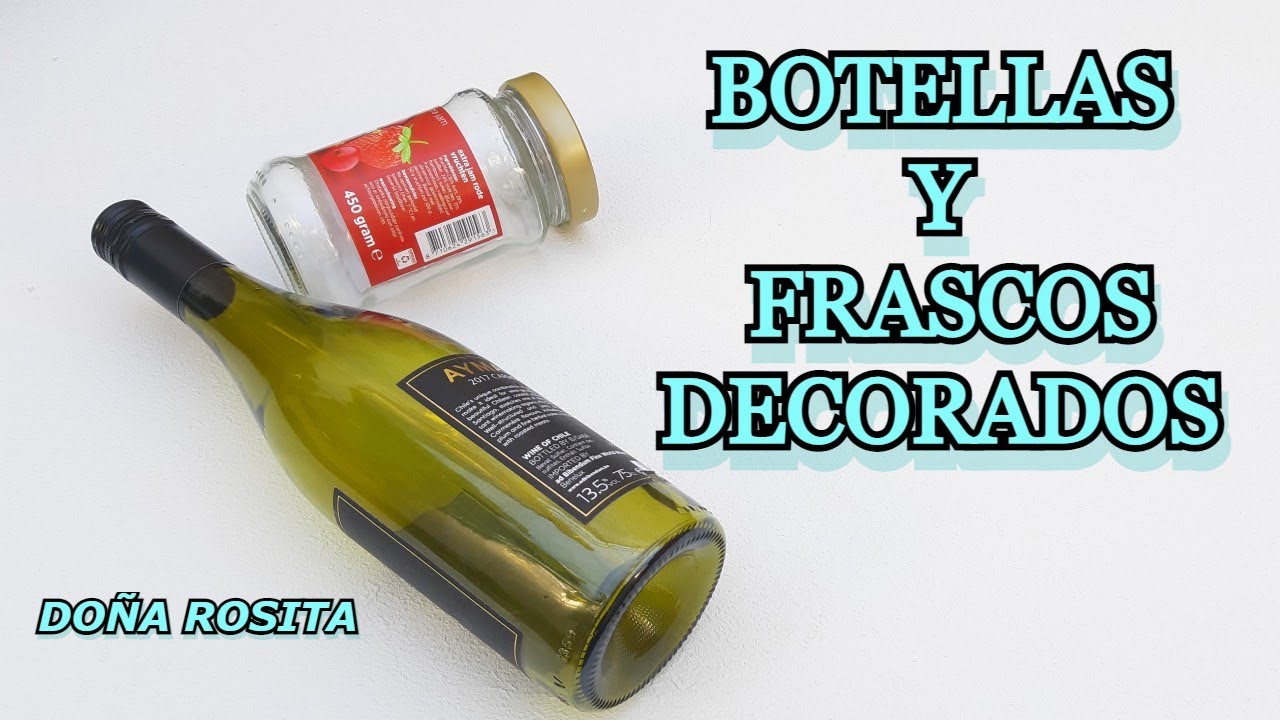 2 IDEAS RECICLADAS / Manualidades con BOTELLAS Y FRASCOS de Vidrio / DIY Home Decor / Artesanato