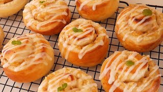 How to make Sweet Autumn Apple Rolls | Kkuume