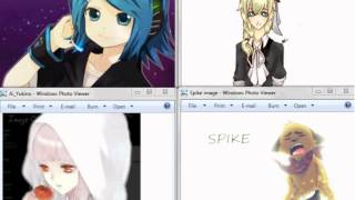 4 UTAU Chorus - ERROR - { Aiko, YUII (Warm), Yukino, SPIKE }