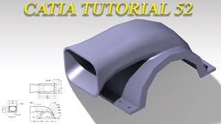 ✅💯✅ Catia Tutorial # 52 : Upper Housing | Advanced Modelling Tools