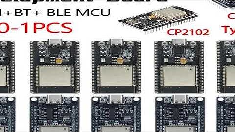 ESP32 WROOM-32 Development Board TYPE-C CH340C/ CP2102 WiFi+Bluetooth Ultra-Low Power Consumption Du
