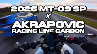 2026 YAMAHA MT-09 SP x AKRAPOVIC RACING LINE CARBON | BREAKING IN | PURE SOUND POV 4K