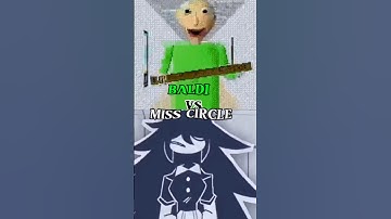baldi vs miss circle #1v1 #edit #fpe #baldibasics