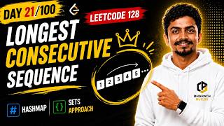 🚀 LeetCode 128: Longest Consecutive Sequence | O(n) HashSet Solution | Python | DSA Day 20 🔥