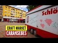 Craft Market in Caransebeș, Romania | City Market Walking Tour | Sunday Market Walking (May 2021)