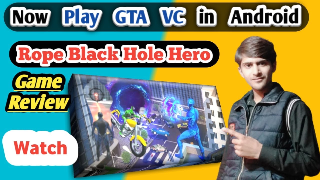 Rope Black Hole Hero Android Game Review New Games 2022 Best Action