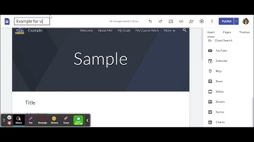 How to publish your eportfolio