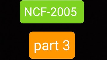 NCF-2005 (PART-3)