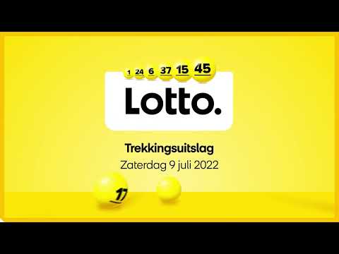 Lotto trekkingsuitslag 9 juli 2022