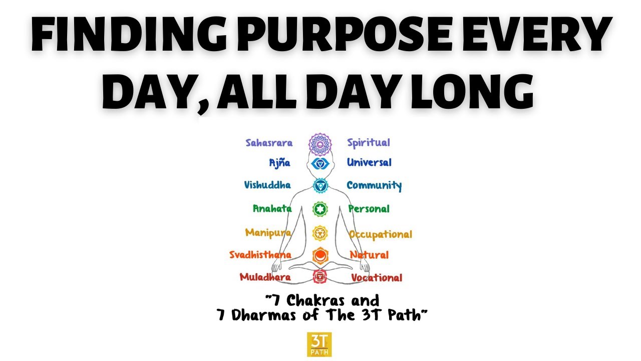 Finding Purpose Every Day All Day Long The 7 Dharmas And 7 Chakras Finding purpose every day all day long the 7 dharmas and 7 chakras