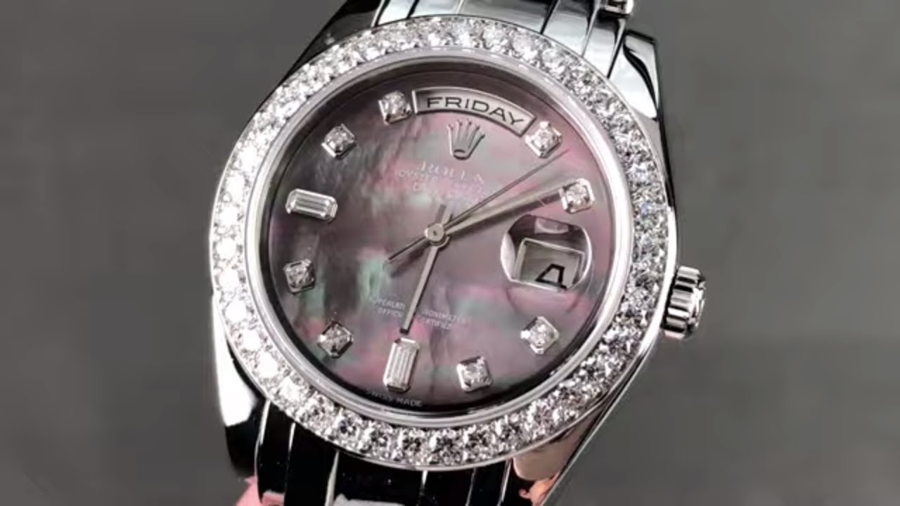 rolex platinum diamond pearlmaster