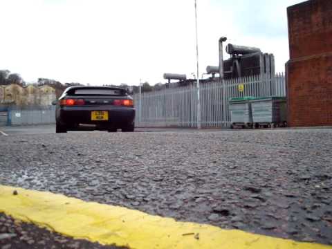 apex ban A'pexi GT Exhaust on an MR2 Turbo with added gear crunch :P