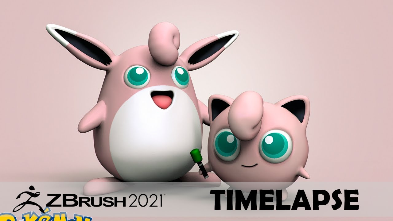 ArtStation - 3D Zbrush Pokemon Eevee modeling