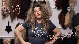 Repairing A Wig | Wig Tutorial | How To Make A Wig Look Natural | Wig Hacks | Jesse M. Simons