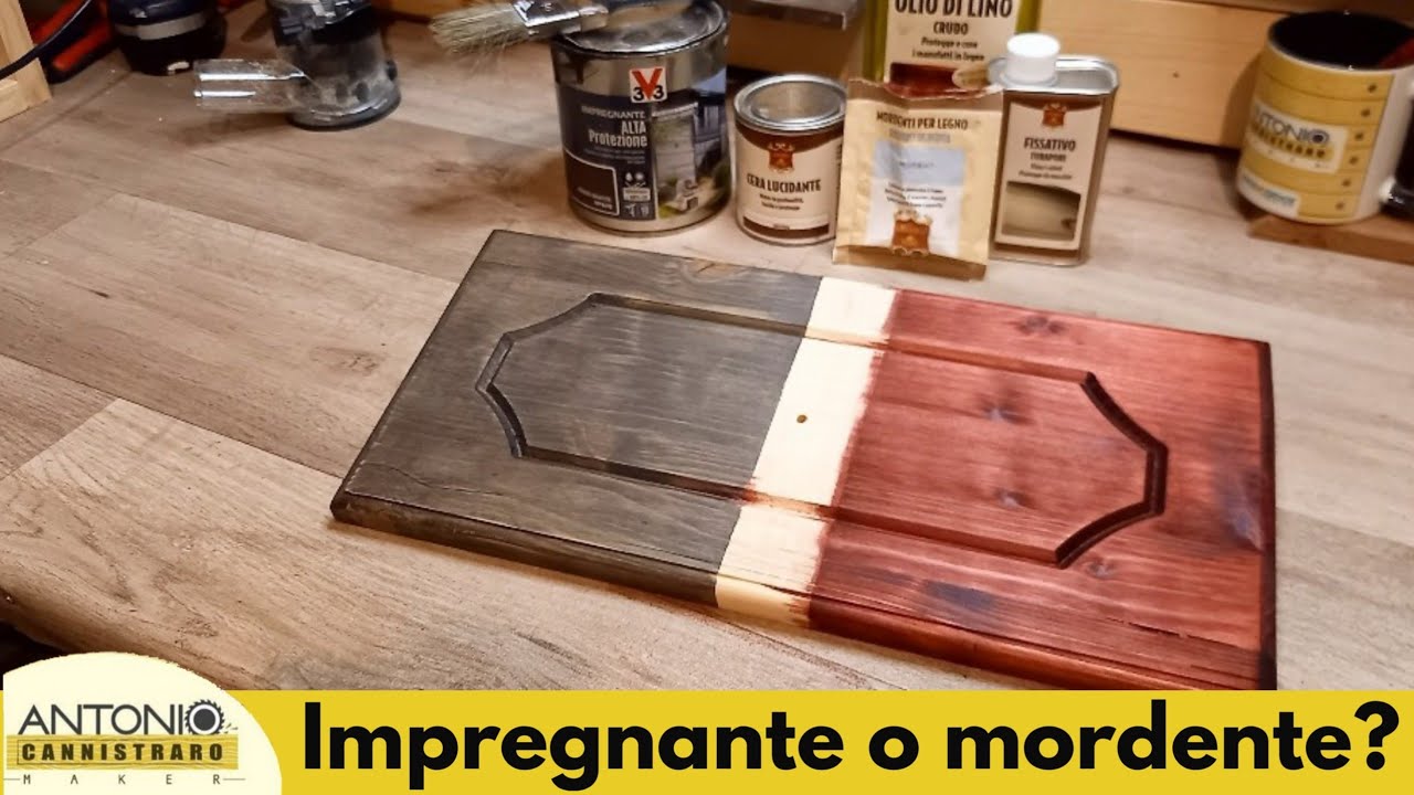 Mordente o impregnante? Vediamo le differenze