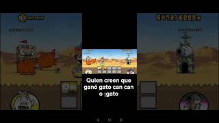 quien ganó gato can can o ¡gato? #thebattlecats