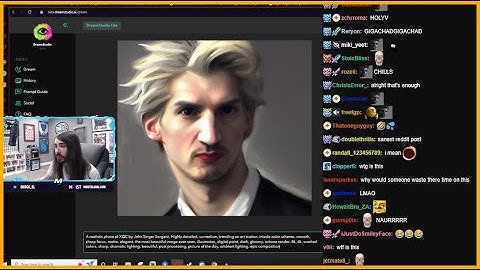 Charlie creates XQC in dreamstudio ai