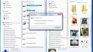How to make a data CD or DVD